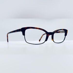 Vintage Giorgio Armani 386 065 Tortoise Oval Sunglasses Frames Only